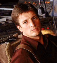 Nathan Fillion as Mal Reynolds in Firefly