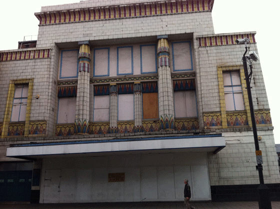 abandoned cinema in Islington