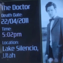 death of the Doctor April 22 2011 Lake Silencio Utah
