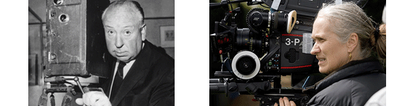 Alfred Hitchcock and Jane Campion