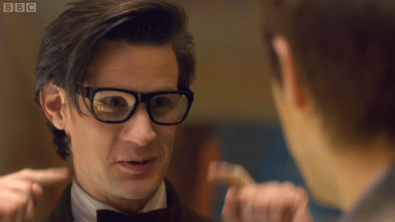 Doctor Who Girl Who Waited Matt Smith glasses are cool
