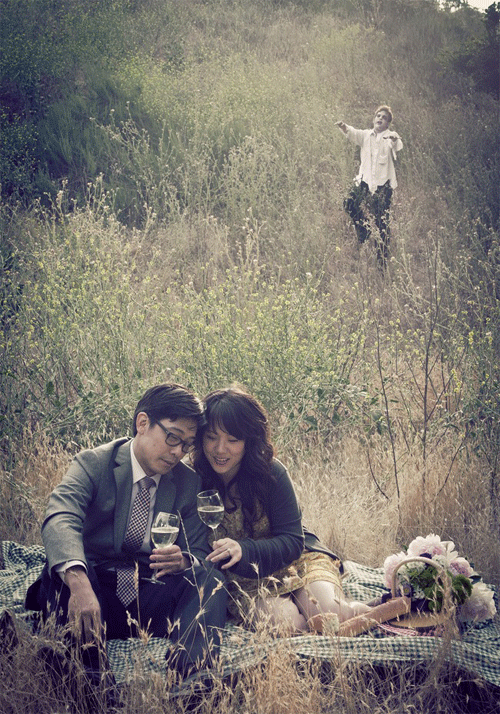 Juliana and Ben's awesome zombie engagement photos