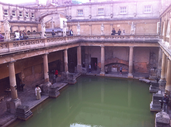 Roman baths in Bath