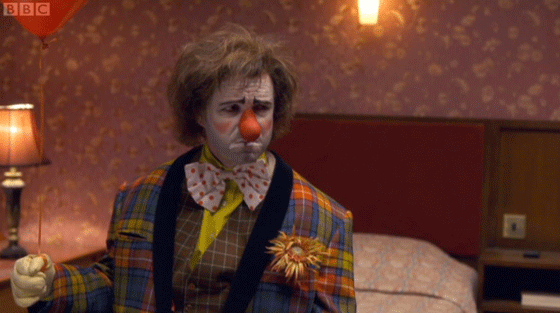 Doctor Who The God Complex scary clown