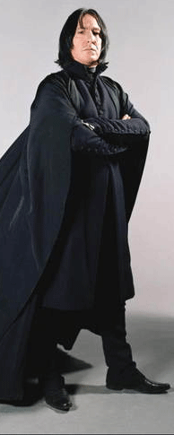 Alan Rickman as Severus Snape