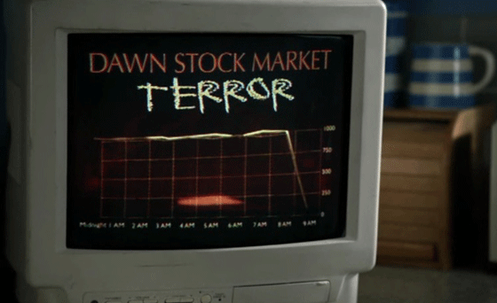 Torchwood Miracle Day stock markets falling