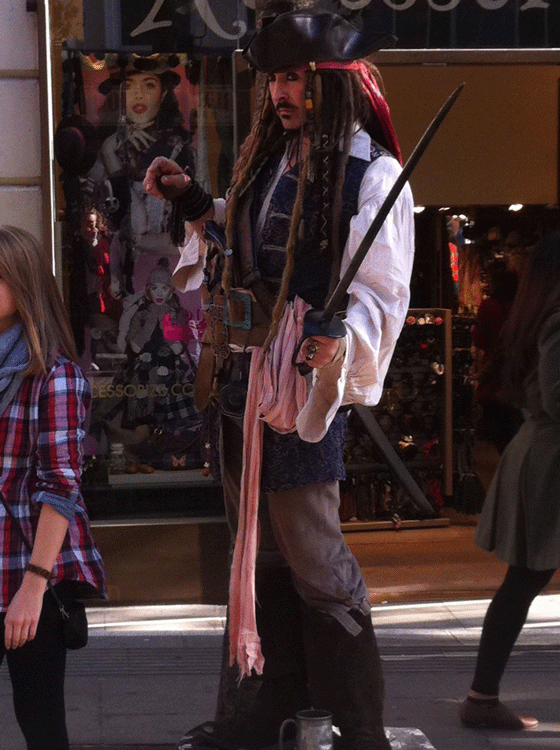 not Captain Jack Sparrow