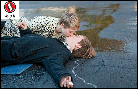 Mia Wasikowska and Henry Hopper in Restless