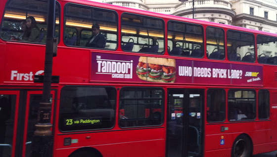 tandoori chicken sub