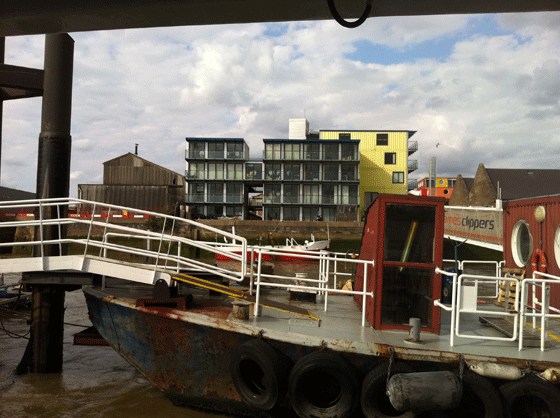 along the Thames