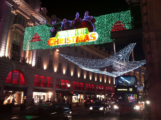Arthur Christmas Regent Street