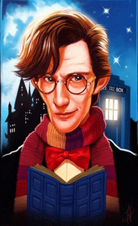 the Doctor as Harry Potter by Jeff Delgado