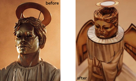 Doctor Who Voyage of the Damned Heavenly Host Christmas ornament