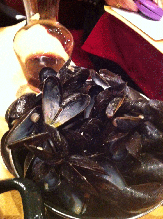mussels for lunch in Lille