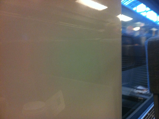 no window on the Eurostar
