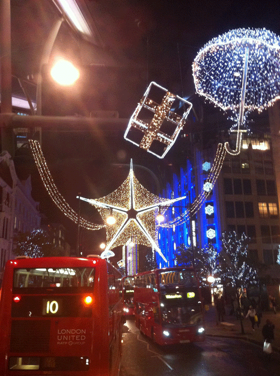 Oxford Street Christmas lights