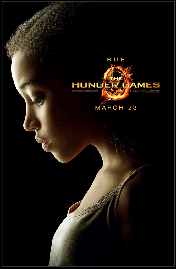 Amandla Stenberg as Rue poster The Hunger Games