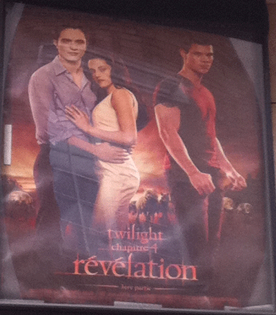 French poster for The Twilight Saga Breaking Dawn Part 1