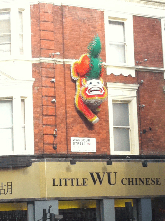 dragon in Chinatown
