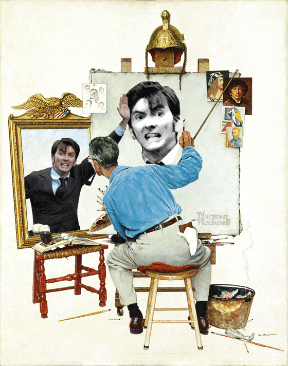 David Tennant meets Norman Rockwell
