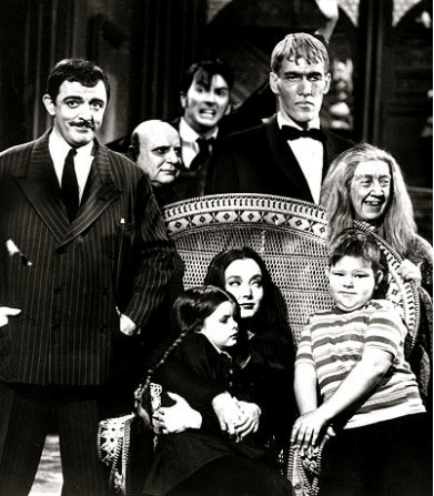 David Tennant meets the Addams Family