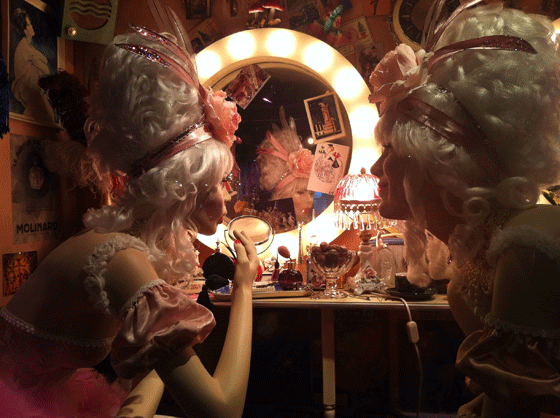 Christmas window at Fortnum and Mason