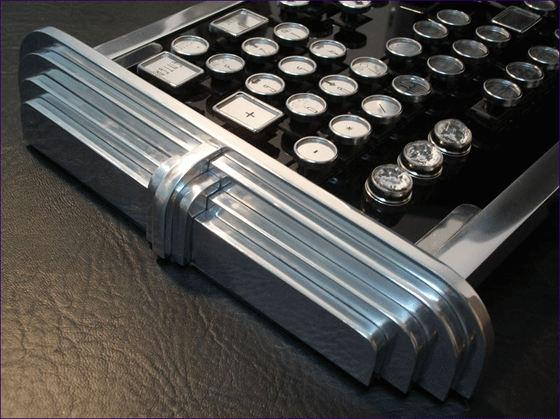 Streamline steampunk keyboard