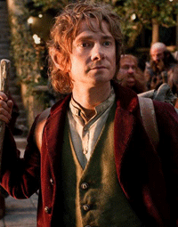 Martin Freeman as Bilbo Baggins in The Hobbit