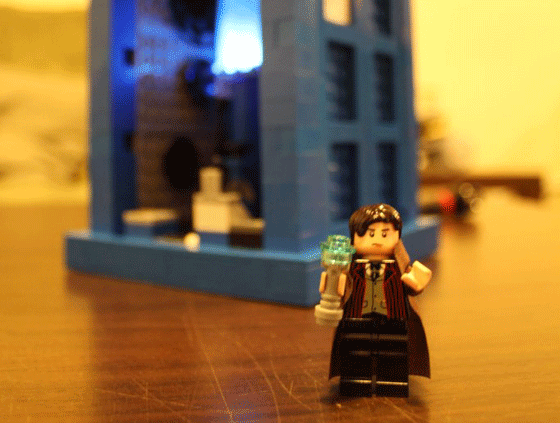 custom Lego TARDIS