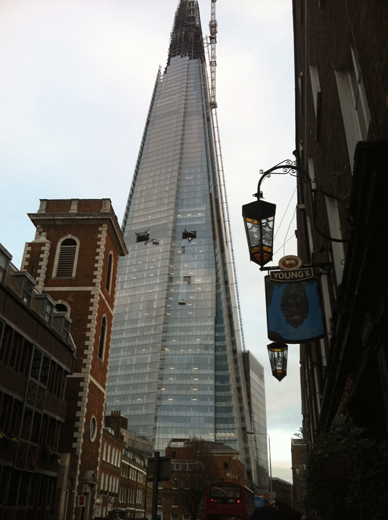 The Shard in January 2012