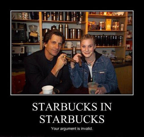 Starbucks in Starbucks Dirk Benedict Katee Sackhoff