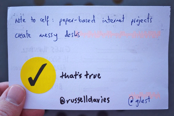 Twitter by post by Giles Turnball
