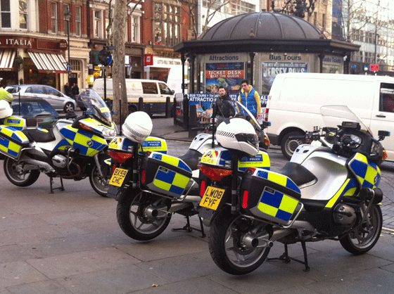 London police motorcycles
