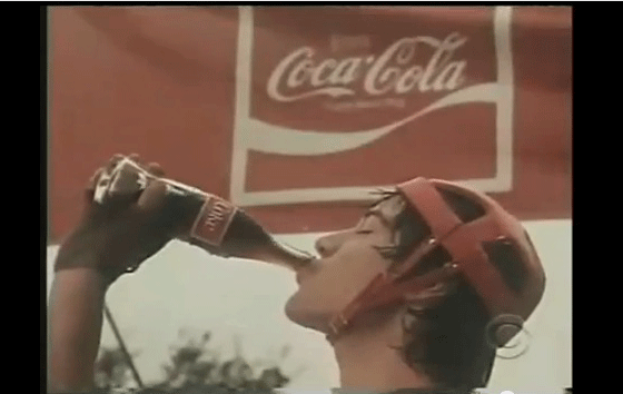 Keanu Reeves 1980s Coke ad