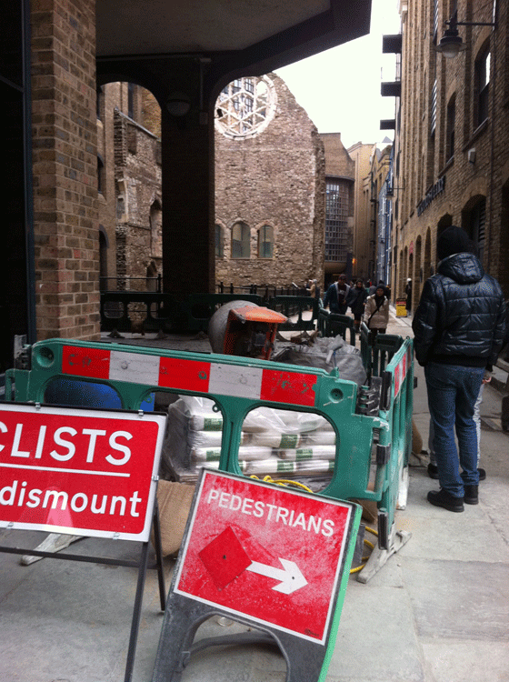 pavement works in Southwark