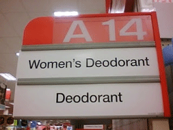 women's deodorant and people's deodorant