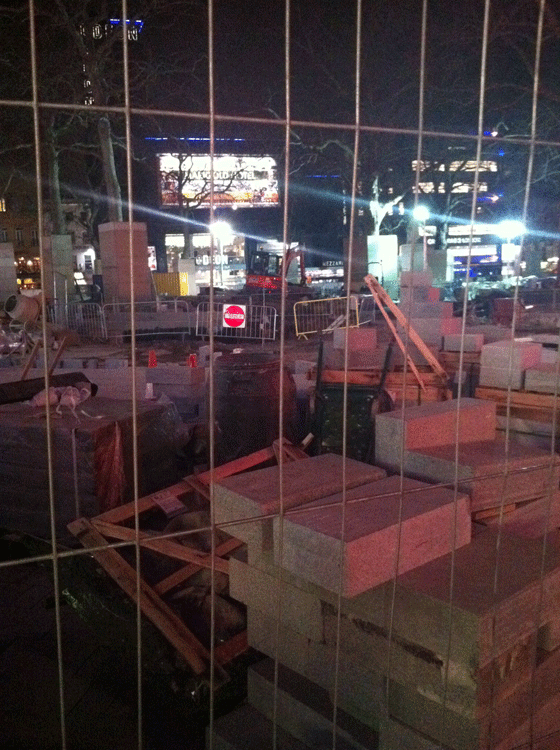 Leicester Square mess