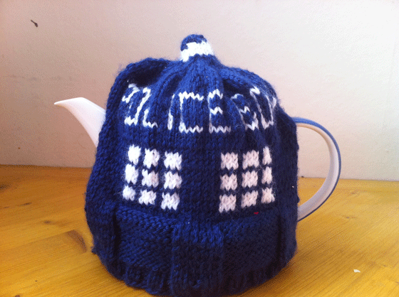 Doctor Who TARDIS tea cosy
