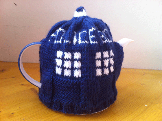 Doctor Who TARDIS tea cosy