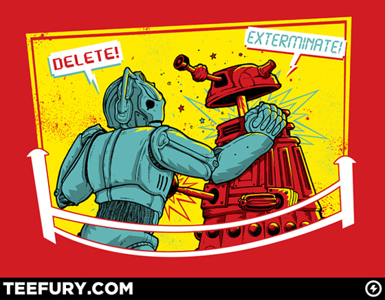 Cyberman versus Dalek