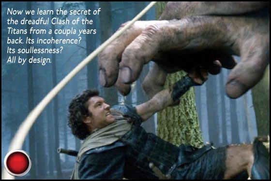 Wrath of the Titans Sam Worthington red light