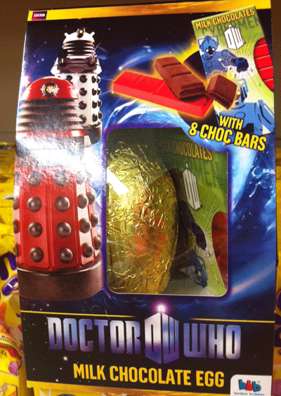 Doctor Who Dalek Easter candy