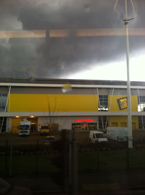 dark clouds