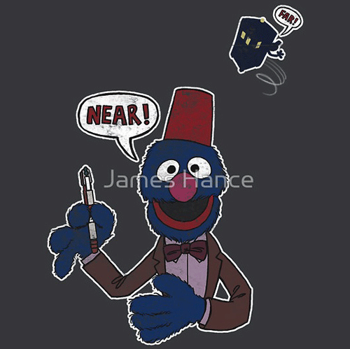 Grover as the eleventh Doctor Doctor Who Matt Smith