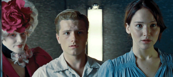 The Hunger Games Elizabeth Banks Josh Hutcherson Jennifer Lawrence