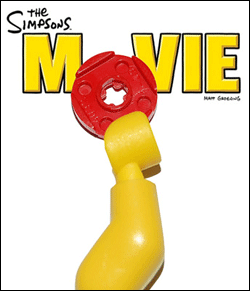 Lego Simpsons Movie poster