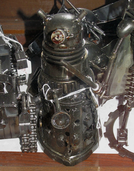 handmade mini Dalek