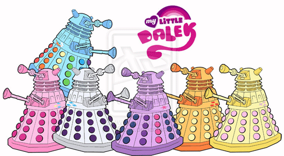 My Little Pony Daleks Doctor Who