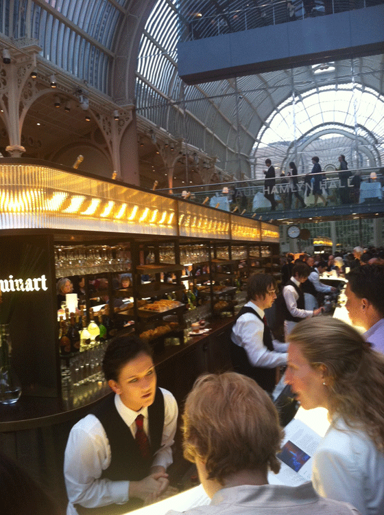 champagne bar Royal Opera House