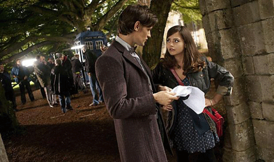 Doctor Who Matt Smith Jenna-Louise Coleman